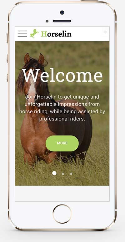 (自适应手机端)马匹饲养养殖场网站源码 养马场畜牧业英文网站pbootcms模板